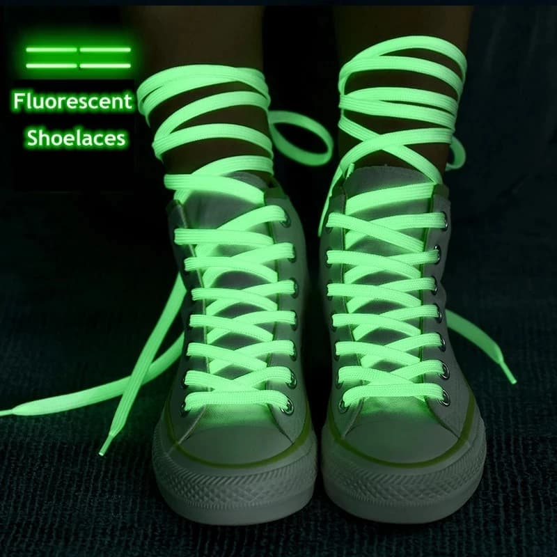 Sznurówki fluorescencyjne do butów