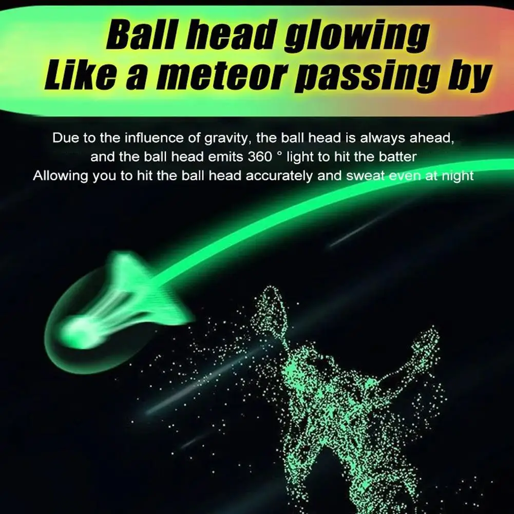 Luminous Windproof Badminton Super Durable And Unbreakable LED Badminton Shuttlecocks Lighting Glow In The Dark Badminton