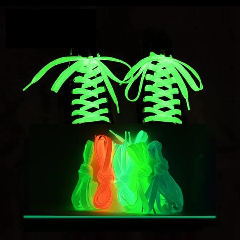 Sznurówki fluorescencyjne do butów