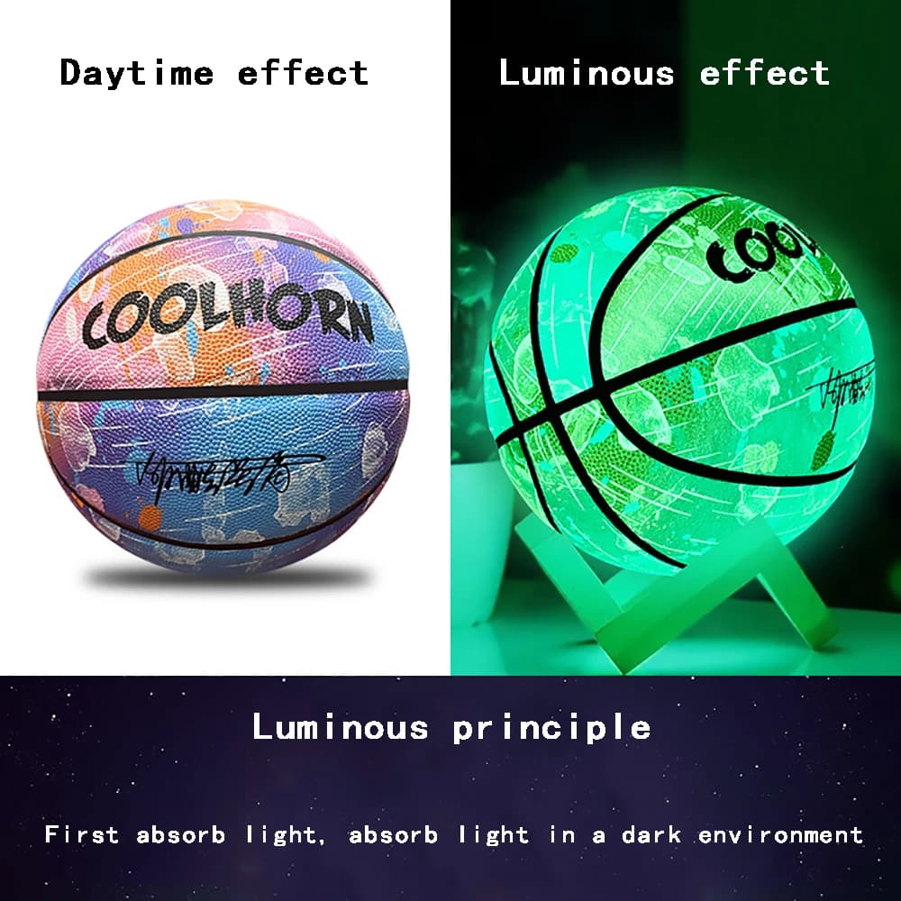 Piłka do kosza Fluorescencyjna