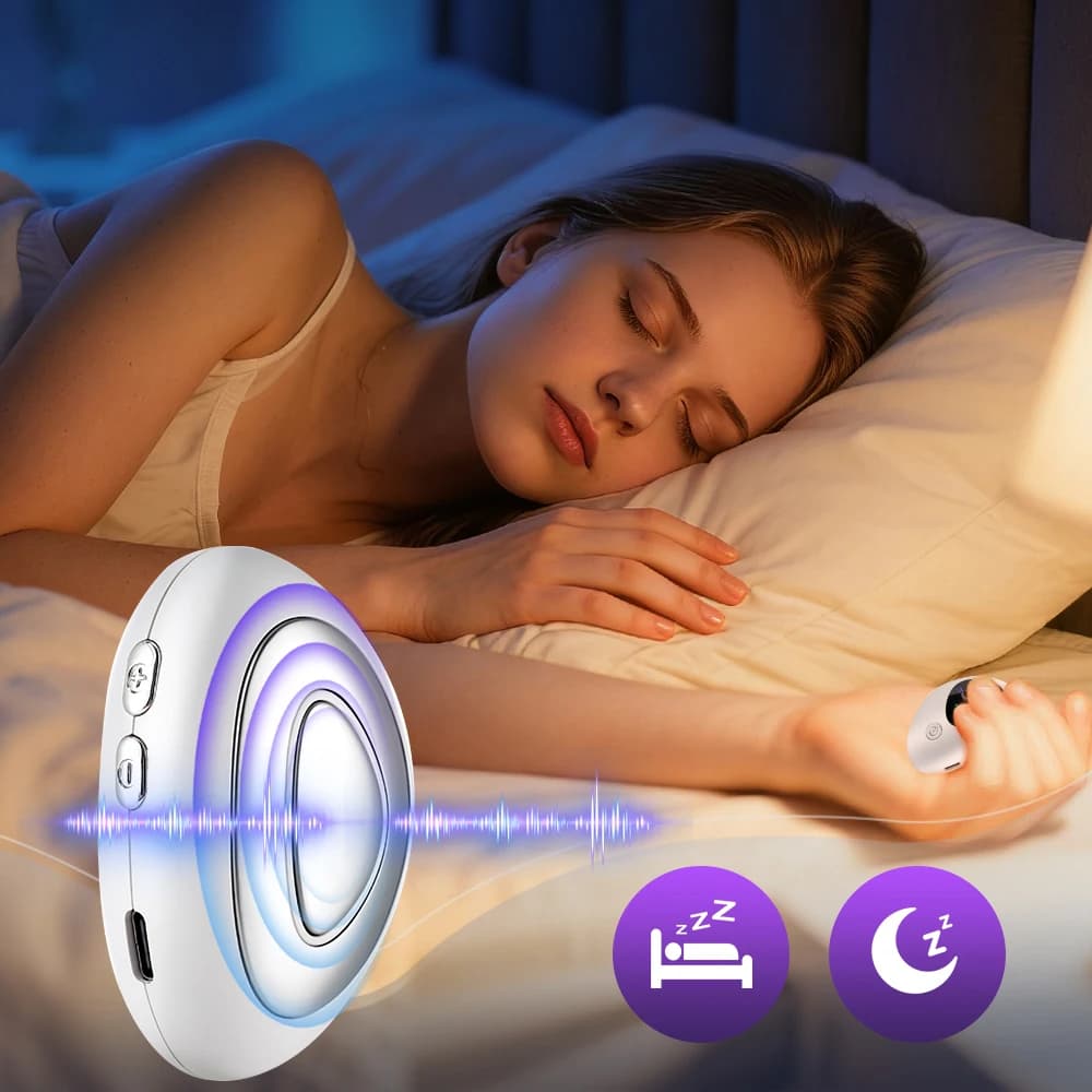 Handheld Sleep Aid Device Intelligent Pulse Stimulation Anxiety Insomnia Relief Nerve Soothing Device for Better Rest