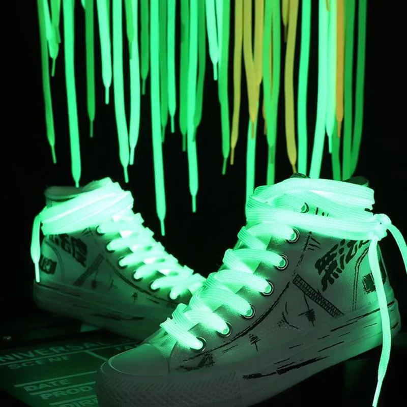Sznurówki fluorescencyjne do butów